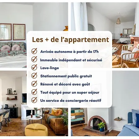 Spacieux Et Lumineux T3, Centre Апартаменты